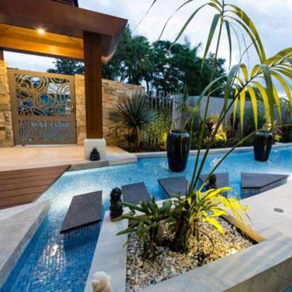swimming pool glass tiles Amber Tiles luminous glow collection - Tiles ...